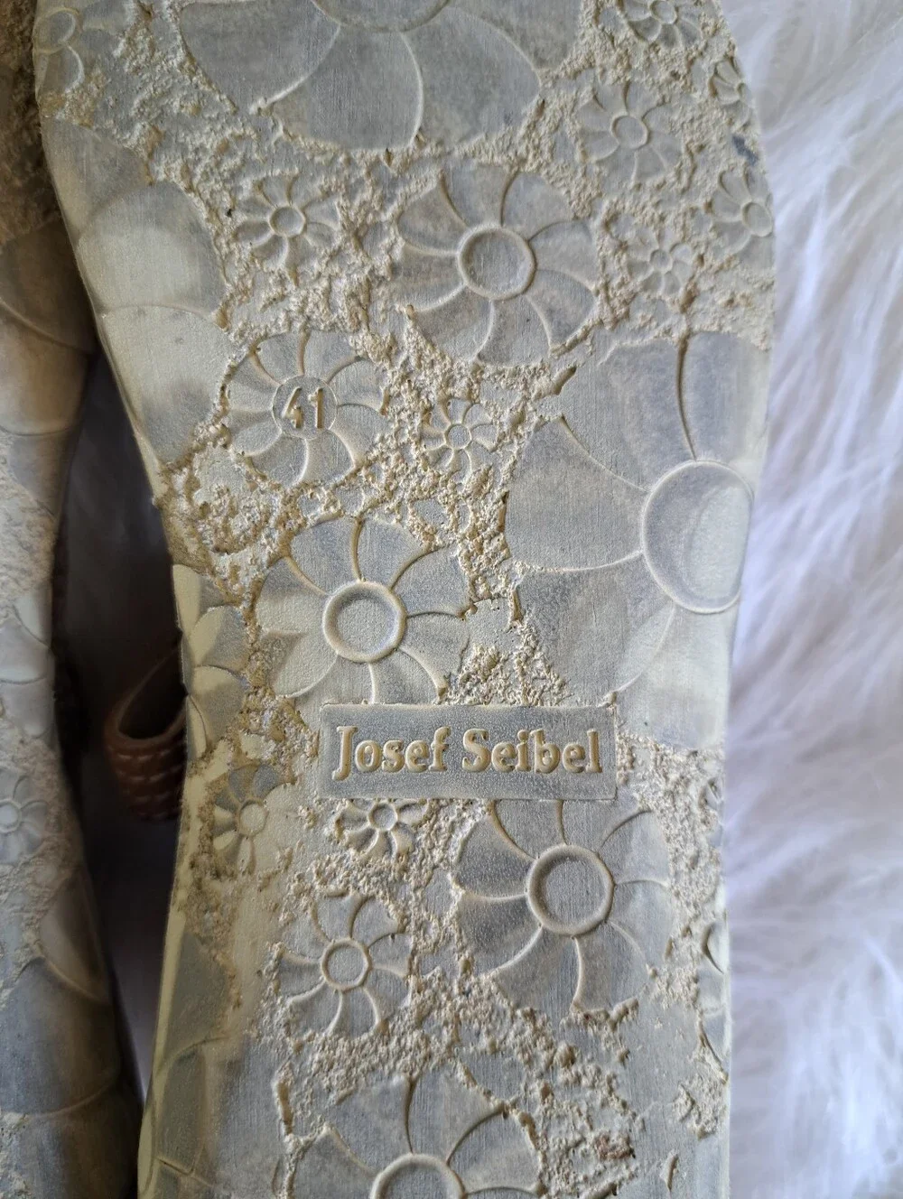 Josef Seibel Tan Leather Mary Janes